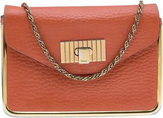 Chlo&eacute; Borsa a tracolla in pelle - Marrone