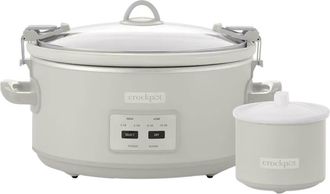 Crock-pot Crock-Pot 7 Quart Cook and Carry Slow Cooker - Mushroom
