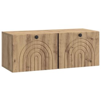vidaXL Mueble Para Tv De Pared Roble Artesanal 78,5 X 31 X 30 Cm Vidaxl