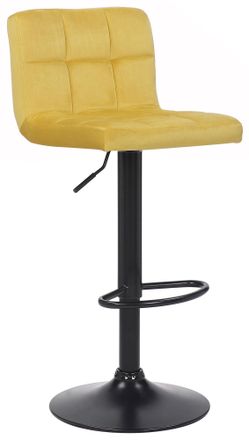 Clp Clp - Taburete Feni En Terciopelo Amarillo