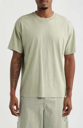 Elwood Distressed Organic Cotton T-Shirt in Sage at Nordstrom, Size Xx-Large