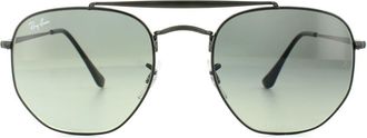 Ray-Ban Aviator Black Grey Gradient Sunglasses