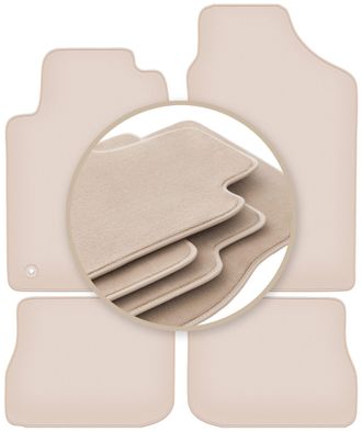 OEM Alfombrillas Premium Beige Para: Peugeot 605 Berlina 1989-1999