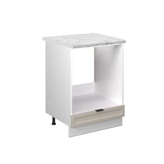 Vicco Armario Para Horno Empotrado Fame-line, Grisbeige, 60 Cm, Et M&aacute;rmol, Vicco