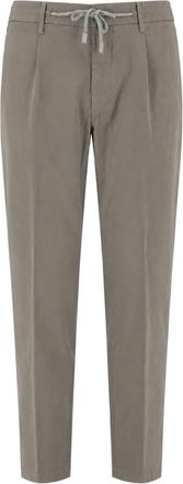 Eleventy Rechte Tapered Broeken - Heren - Chinos - Grijs - W32 - Broeken