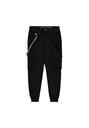Alpha Industries Cargohose ALPHA INDUSTRIES Utility Pant, Herren, Gr. 28, Normalgr&ouml;ssen, schwarz, Obermaterial: 98% Baumwolle, 2% Elastan; Futter: 100% Baumwolle, Hose