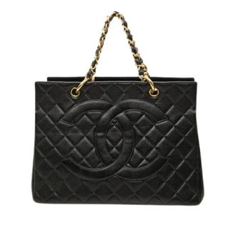 Chanel Pre-owned Vintage Quilted Caviar Leather Tote - Pre-owned - Mujer - Negro - ONE SIZE