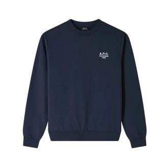 A.P.C. A.p.c. - Standard Rue Madame Sweatshirt - Heren - Sweatshirts & Hoodies - Blauw - Maat: S Katoen