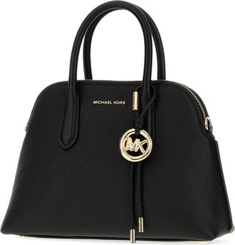 Michael Kors Womens Freddie Shoulder Bag Black Leather