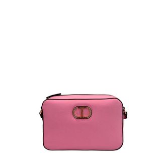 Twinset Pink PU Women Crossbody Womens Bag