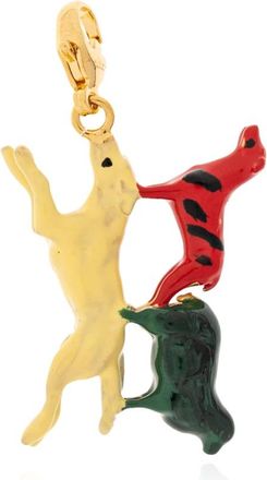 Marni Hanger met een letter - Dames - Sieraden - Veelkleurig - ONE Size - Leer - Accessoires