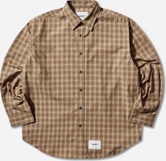 Wtaps Men s TXT 01 Longsleeve Shirt Brown
