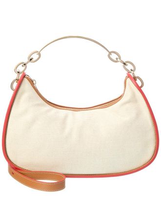 Tod's TodS Canvas & Leather Hobo Bag