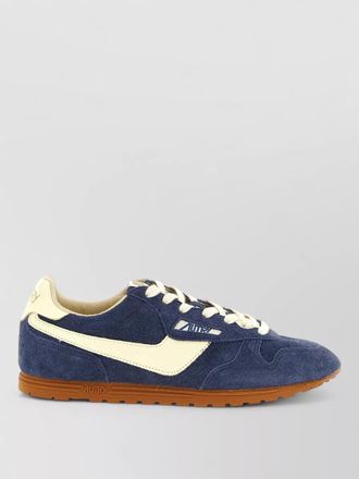 Autry windspin low top suede sneakers rubber sole