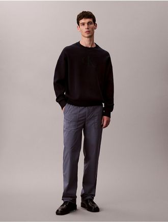 Calvin Klein Jeans Calvin Klein Mens Ripstop Relaxed Pants - Blue - 29W x 30L