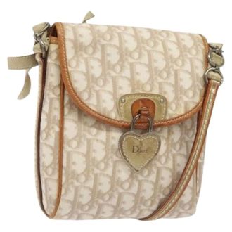 Dior Pre-owned Cross Body Bags, female, Beige, Size: ONE SIZE Pre-owned Vintage Crossbody Bag