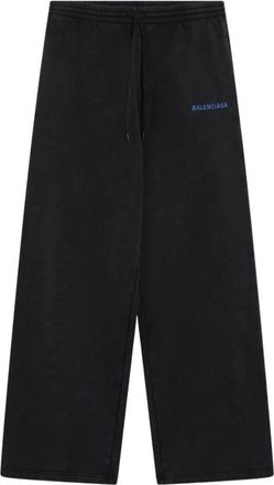 Balenciaga Oversized Baggy Trainingsbroeken - Heren - Wijde Broeken - Zwart - XS - Katoen - Broeken