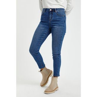 Kaffe Sinem 7/8 Jeans in Medium Blue Denim at Nordstrom, Size 10