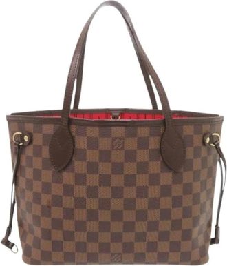 Louis Vuitton Pre-owned Damier Canvas Tote Bag - Dames - Vintage Shopper - Bruin - ONE Size - Vintage