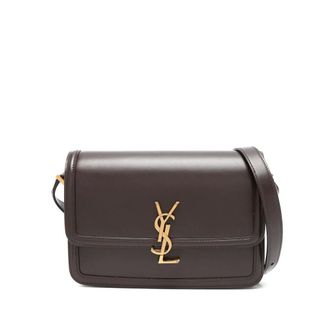 Saint Laurent Cassandre Shoulder Bag - female - Saint Laurent - Shoulder Bags - Brown - ONE SIZE - Bags