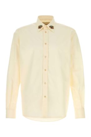 Valentino Garavani Cream Poplin Shirt
