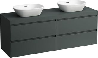 Laufen Laufen - Lani Encimera De Lavabo Gris Tr&aacute;fico Incl. Mueble Bajo, 1