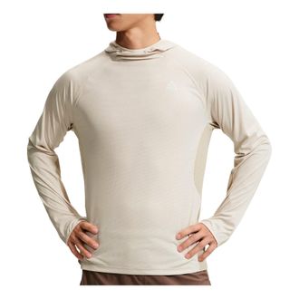 Nike x ACG Solar Chase Dri-FIT UV Protection Hooded T-Shirt Light Orewood Brown Cream II Summit White IF9474-104