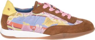 Baldinini Tulip Print Sneaker - Dames - Sneakers - Veelkleurig - 38 1/2 EU - Leer - Schoenen