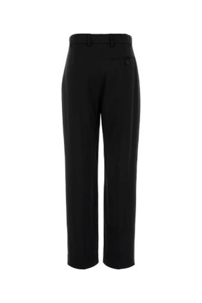 Stella McCartney Acetate Viscose Trousers - Black