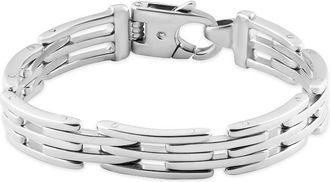 Pompeii3 Mens Cuff Link 14k Gold (80gram) or Platinum (129gram) 11mm Bracelet 8.5