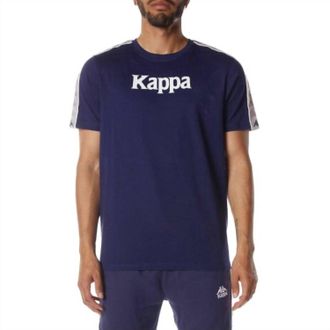 Kappa 222 Banda Deto 2 T Shirt In Navy