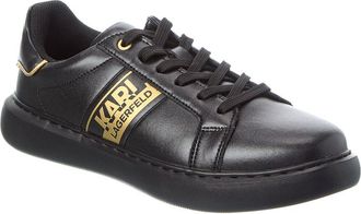Karl Lagerfeld Karl Lagerfeld Side Logo Leather Sneaker