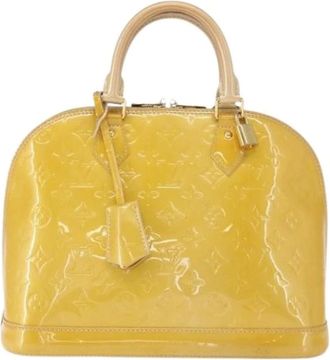 Louis Vuitton Pre-owned Handbags, female, Yellow, Size: ONE SIZE Pre-owned Vintage Handbag