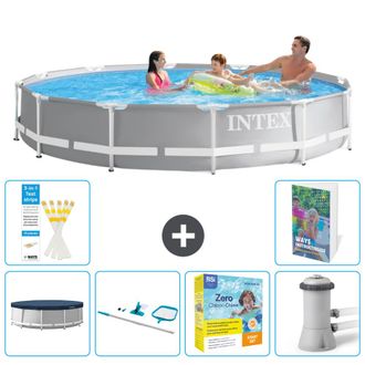 Intex Piscina Prism Frame Redonda - 366x76 Cm - 7-piezas S28