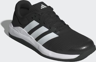adidas Trainingsschuh ADIDAS PERFORMANCE DROPSET BASE, Damen, Gr. 40,5, weiss (core schwarz, ftwr wei&szlig;, lucid rot), Textil, Schuhe Trainingsschuh