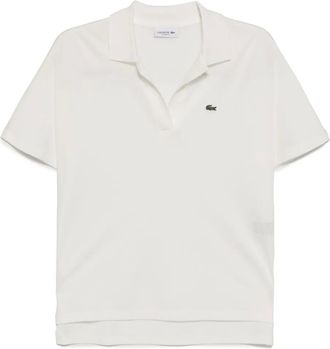 Lacoste Polo in piqué - Bianco