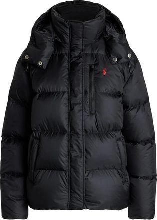Polo Ralph Lauren Waterafstotende Quilted Donsjas - Dames - Gewatteerde jassen - Zwart - L - Nylon - Jassen