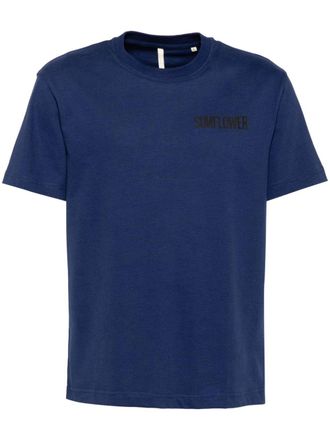 Sunflower T-shirt met logoprint en korte mouwen - Blauw