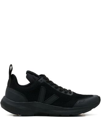 Veja logo-detail sneakers - Black