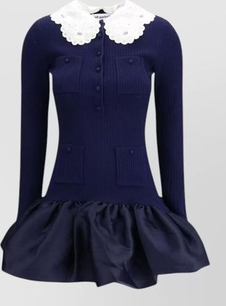 Self Portrait viscose mini dress