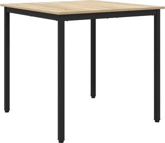 vidaXL Vidaxl Mesas De Comedor 80 X 80 X 75 Cm Madera De Ingenier&iacute;a Cuadrado
