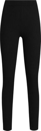 Dolce & Gabbana Leggings DNA a coste - Nero
