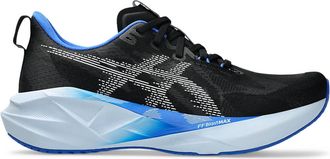 Asics MenS Novablast 5 Running Shoes In Black White