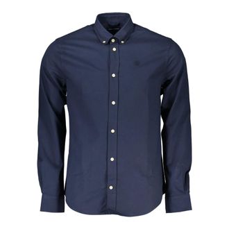 North Sails Kleding - Heren - Casual Overhemden - Blauw - S - Overhemden