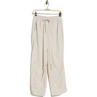 Zella Breakaway Crinkled Track Pants in Grey Moonbeam at Nordstrom Rack, Size X-Large