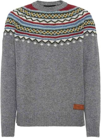 Dsquared2 Grey Virgin Wool Sweater