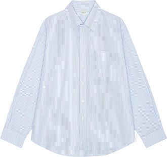 Birgitte Herskind Crisp Katoenen Overhemd - Dames - Overhemden - Blauw - M - Katoen - Overhemden