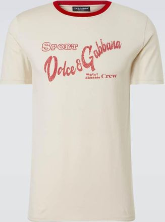 Dolce & Gabbana Camiseta de algod&oacute;n estampado