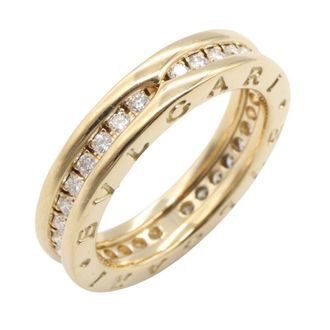 Bulgari Gold Clear Yellow Gold (18K) Band Ring (Pre-Owned)
