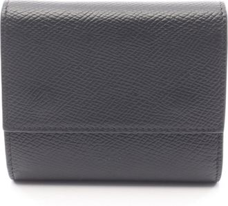 Celine Black Leather Wallet (Tri-Fold) (Pre-Owned)